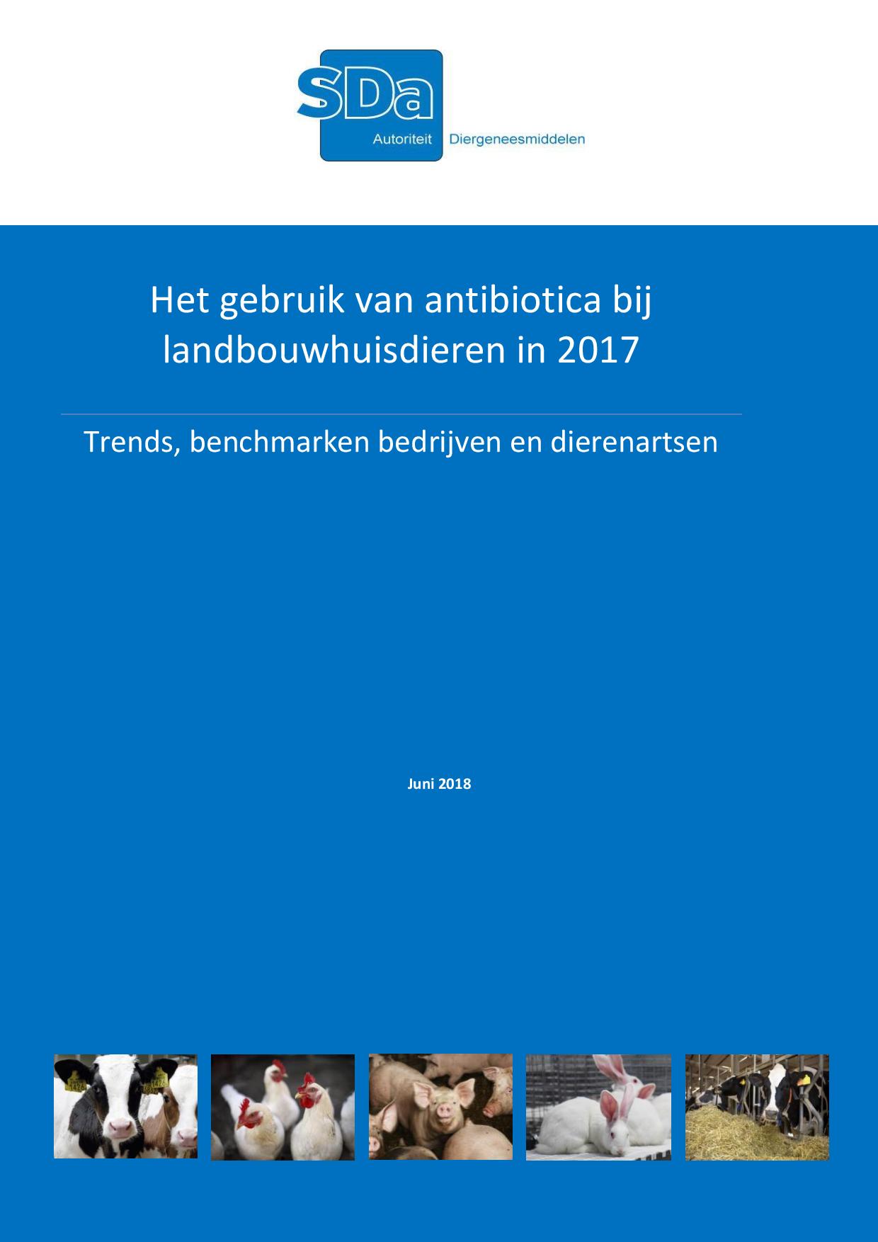 SDa-rapport 'antibioticumgebruik in 2017'